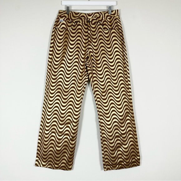 The Ragged Priest Women's Wave Jean Gold & Brown - Picture 10 of 15